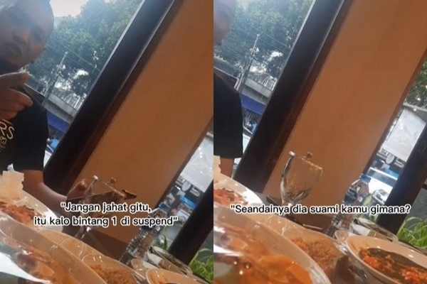 Viral Istri Pamer Beri Bintang 1 Buat Ojol Gegara Hal Sepele. (TikTok)