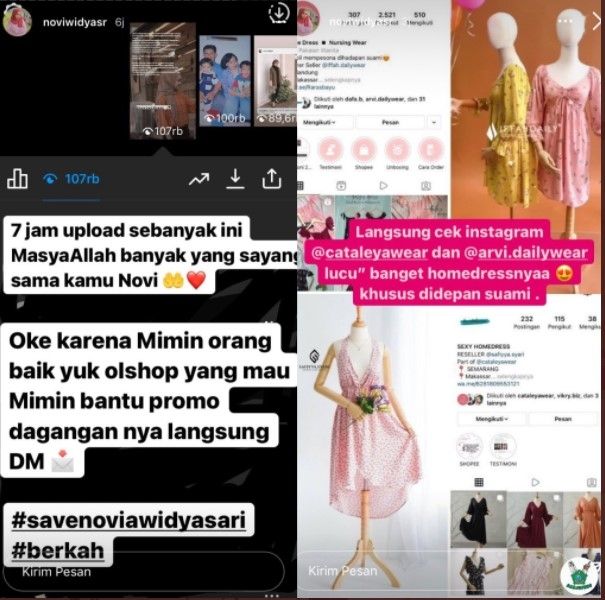 Akun dengan nama Novia (twitter.com/tubbirfess)