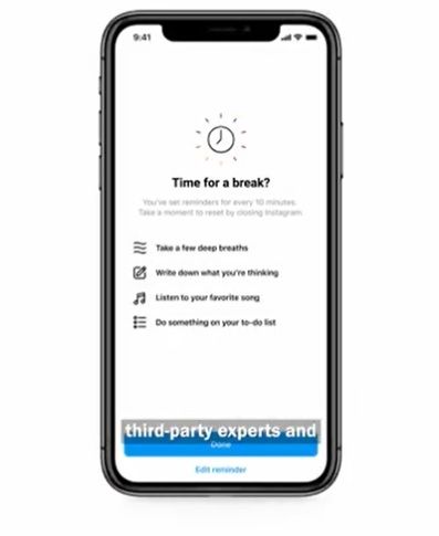Fitur baru Instagram, Take a Break. [Twitter/@mosseri]