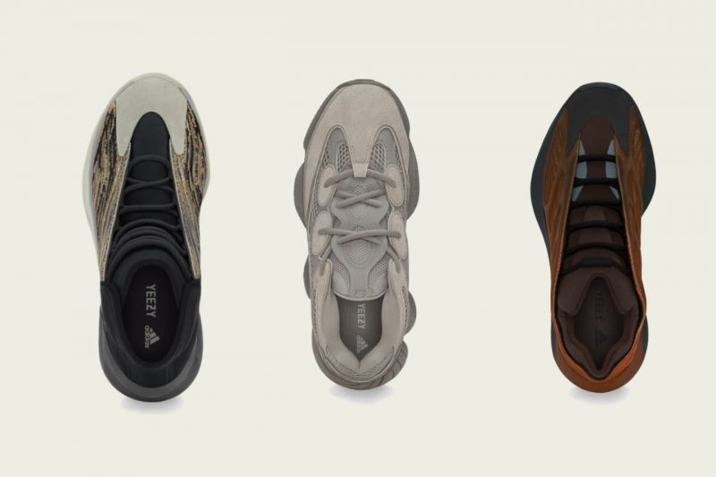 Deretan koleksi sepatu YEEZY di Desember 2021. (ANTARA/HO/Adidas Indonesia)