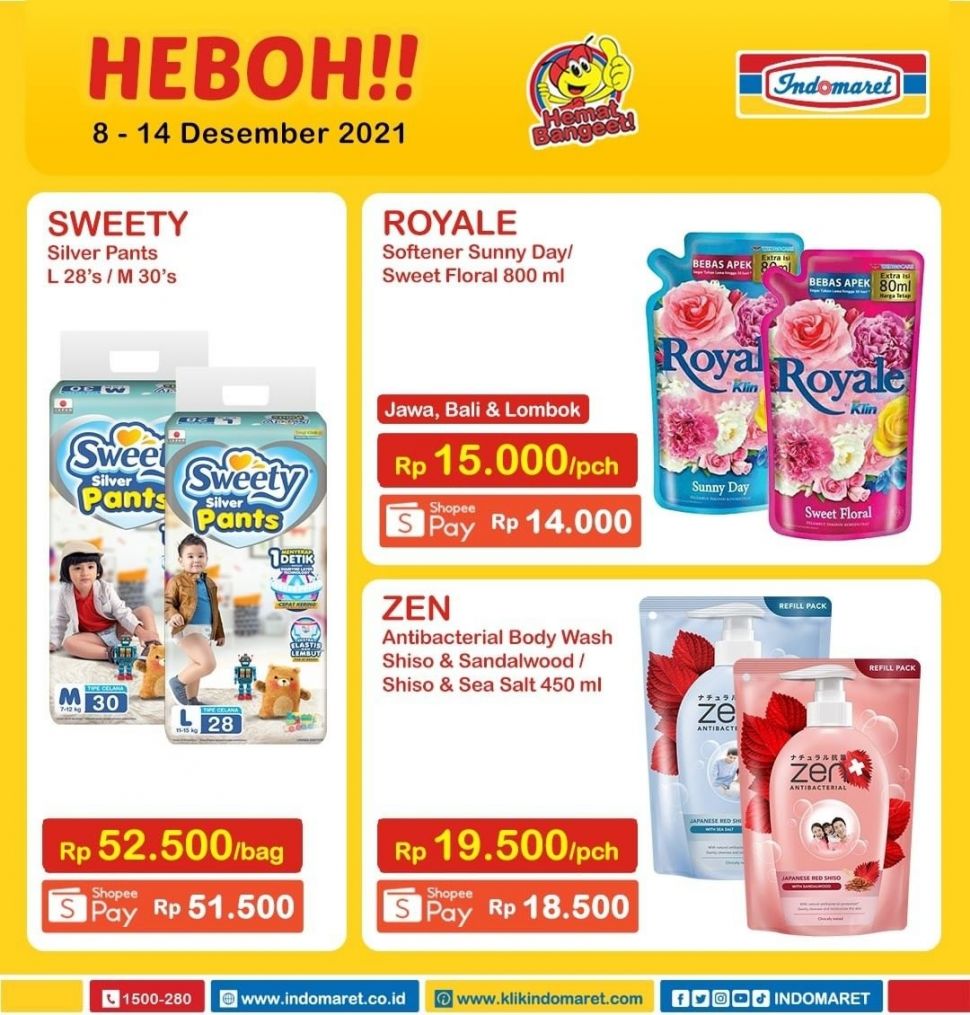 Promo Heboh, promo Indomaret terbaru 8-14 Desember 2021 (ist)