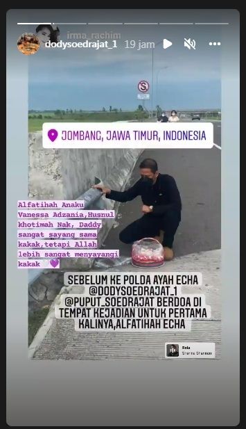 Unggahan ayah Vanessa Angel, Doddy Sudrajat [Instagram/@dodysoedrajat_1]