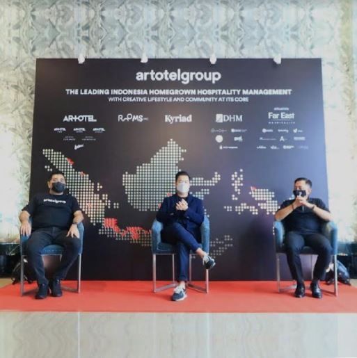 Konfrensi pers akuisisi Dafam Hotel oleh ARTOTEL Group (Istimewa/ARTOTEL Group)