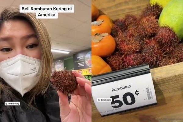 Viral Harga Rambutan Per Biji di AS Begitu Mengejutkan. (TikTok)
