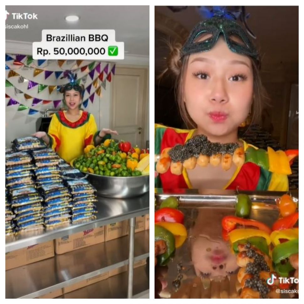 Brazillian BBQ sederhana ala Sisca Kohl (TikTok @siscakohl)