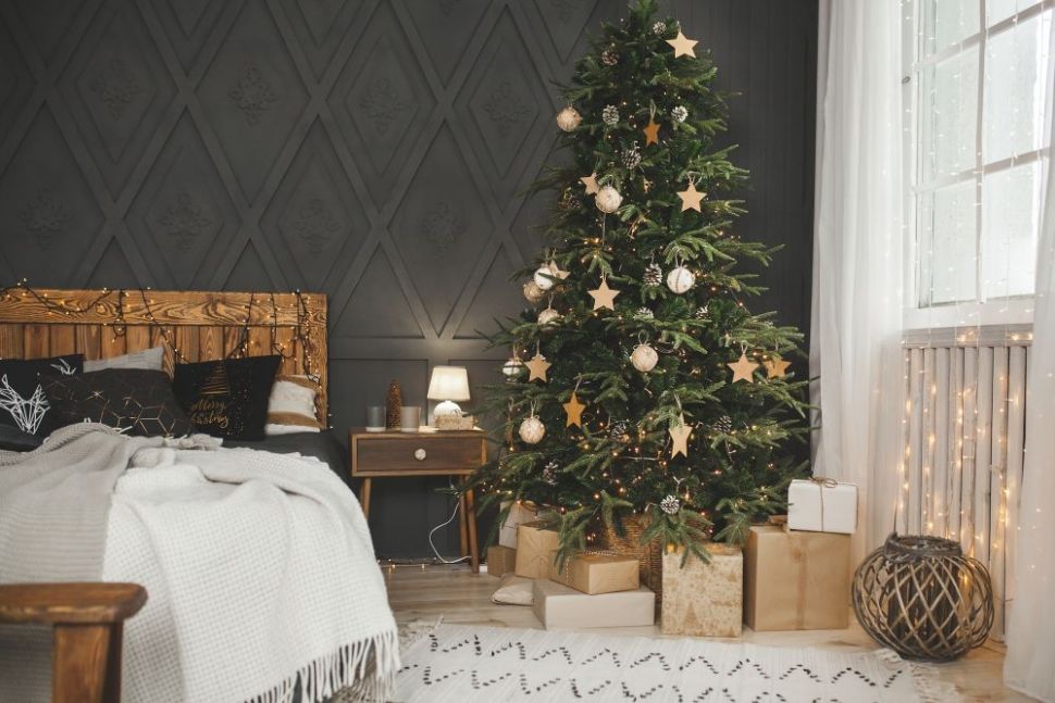 Pohon Natal di Kamar Tidur. (Shutterstock)