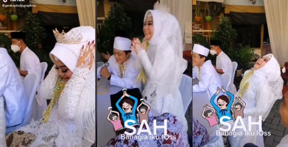 Pengantn lompat (tiktok.com/@genkophotographos)