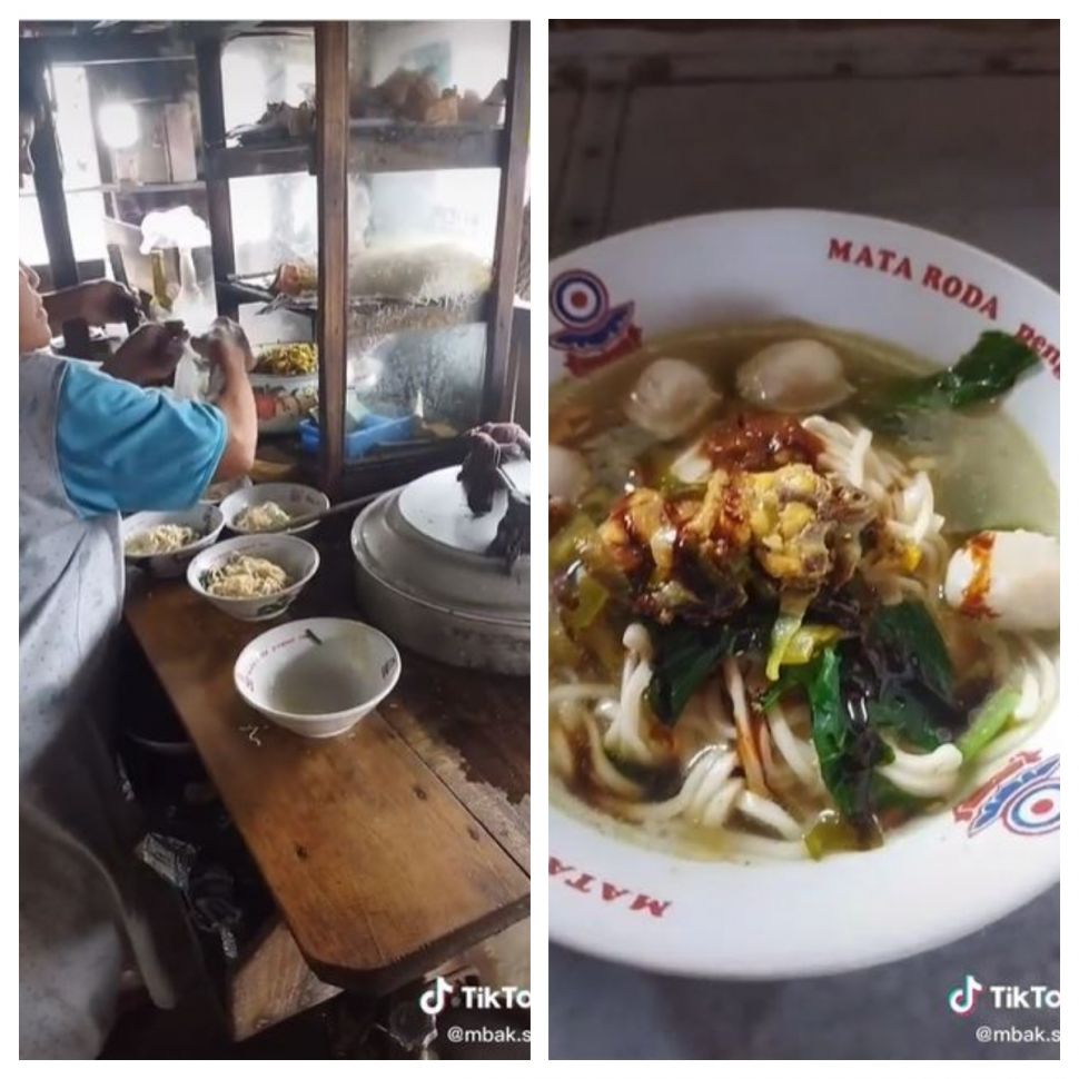 Mi ayam Rp3.000 (TikTok @mbak.sitii)