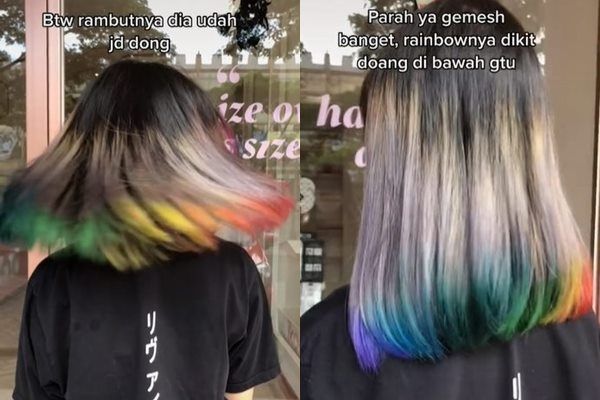 Viral Cewek Kabur di Tengah Coloring Rambut Bikin Syok. (TikTok)