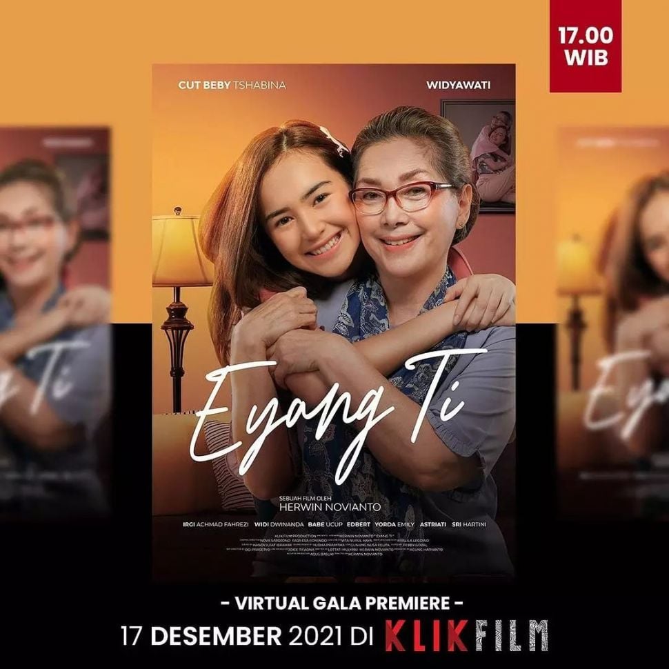 Poster film Eyang Ti yang dibintangi Widyawati dan Beby Tsabina. [Instagram]