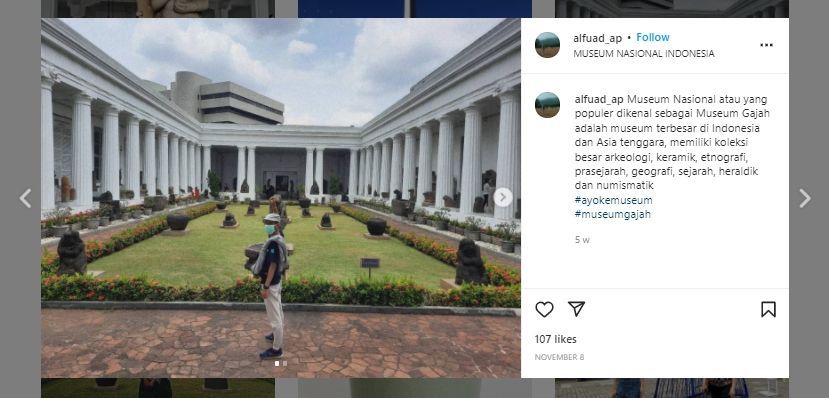 Museum Gajah atau Museum Nasional. (Instagram/@alfuad_ap)