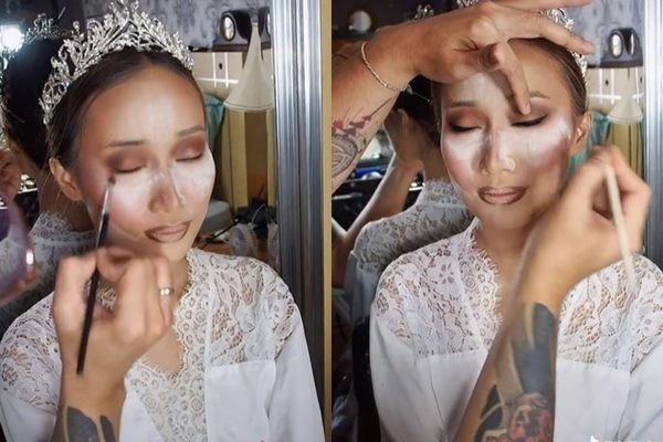 Viral MUA Pamer Make Up Pengantin Tak Tahu Diri. (TikTok)