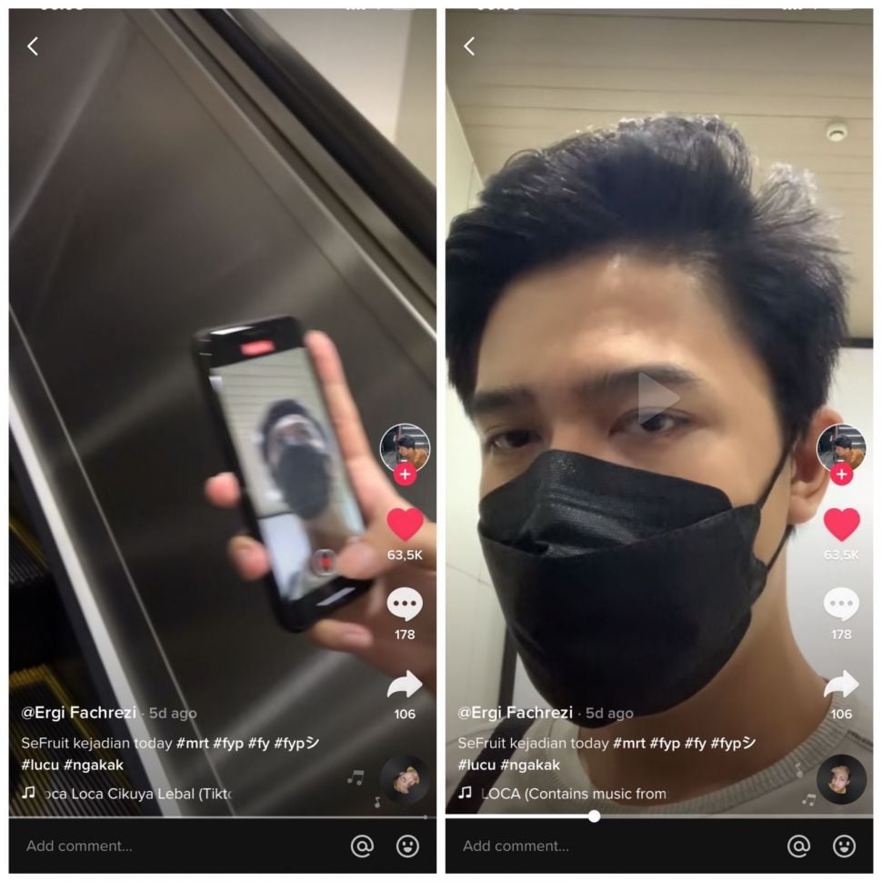 Rekaman video kejadian unik sekaligus mengenaskan beredar di media sosial (TikTok/egifachrezi1)