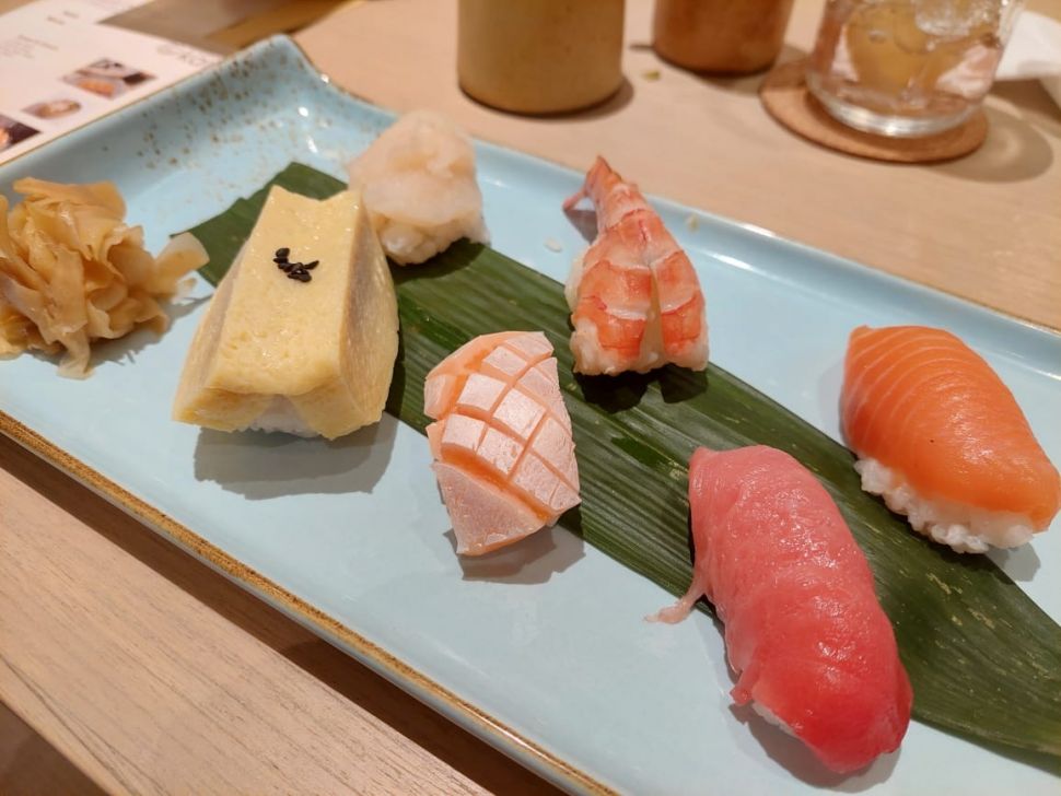 Sushi Kaiyo di Lippo Mall Puri, sajikan menu sushi yang terinspirasi dari elemen bumi. (Suara.com/Aflaha Rizal)