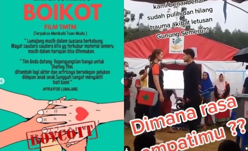 Boikot sinetron TMTM (instagram.com/lumajang.ku/)