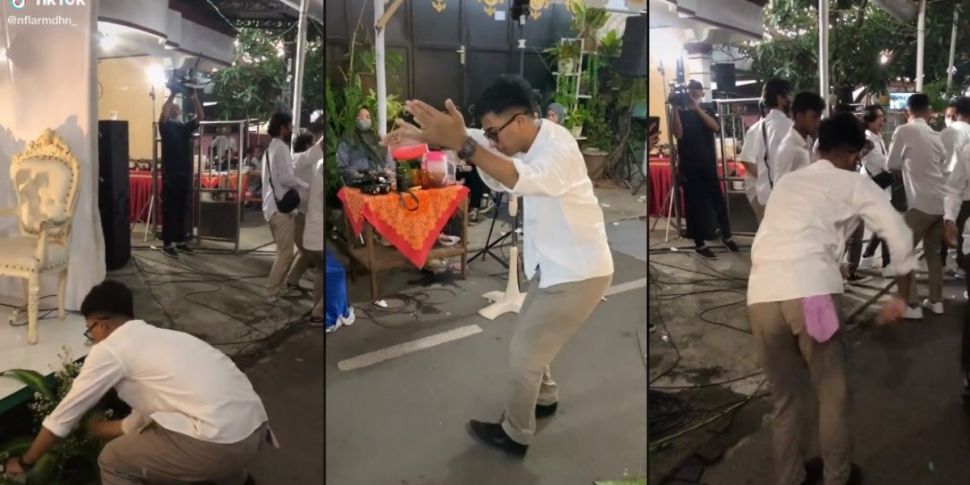 Joget di hajatan (tiktok.com/@nflarmdhn)