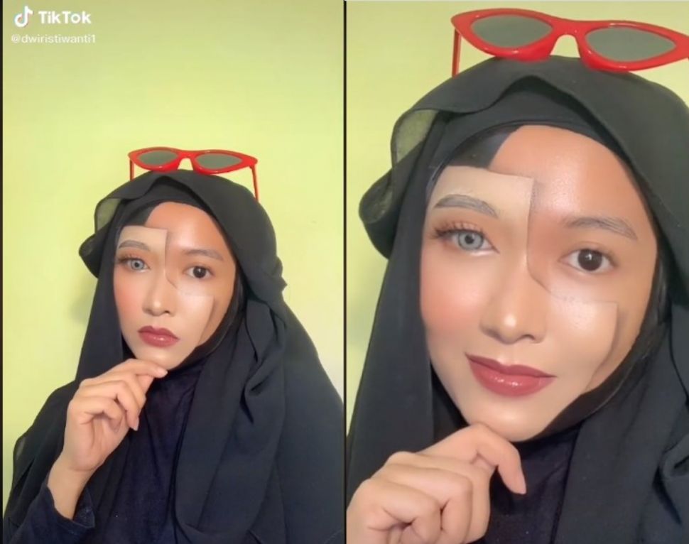 Makeup 3 Dimensi (tiktok.com/@dwiristiwanti1)