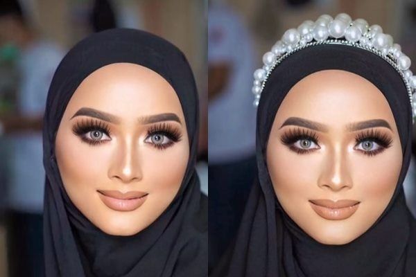 Viral MUA Dapat Klien Syar'i Minta Request Make Up Tanpa Sentuh Kulit, Hasilnya Disorot. (TikTok)