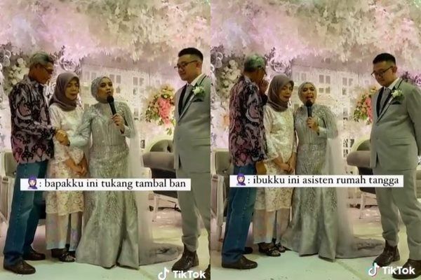 Viral Pasangan Diberi Paket Nikah Gratis Rp 1 Miliar. (TikTok)