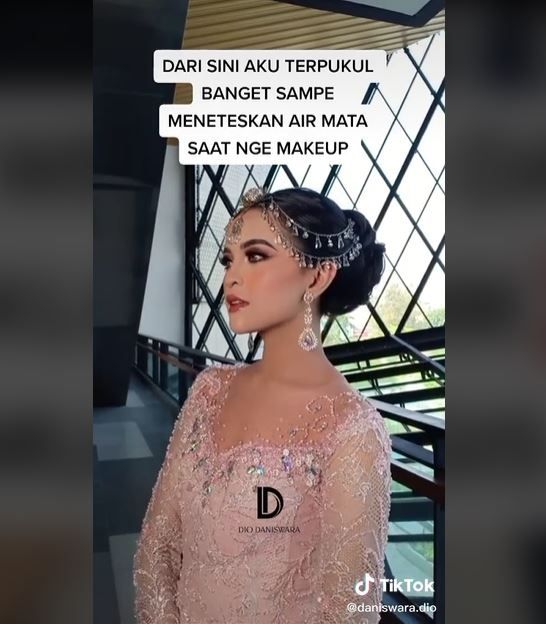 Curhat MUA Menangis saat Merias Klien, Ini Penyebabnya (tiktok.com/@daniswara.dio)