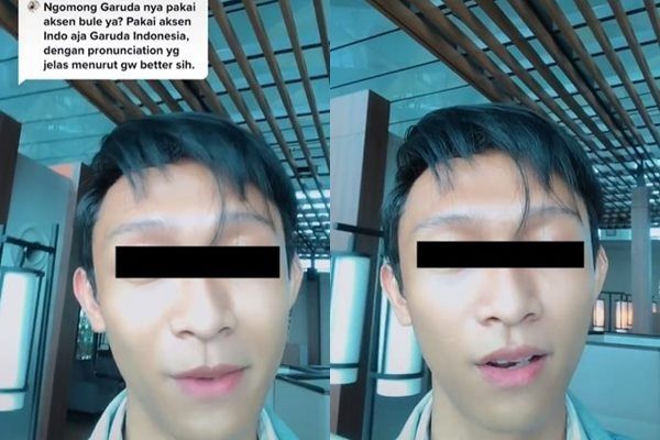 Viral Cowok Pamer Baca Pengumuman Keberangkatan Pesawat Garuda Pakai Aksen Lokal.