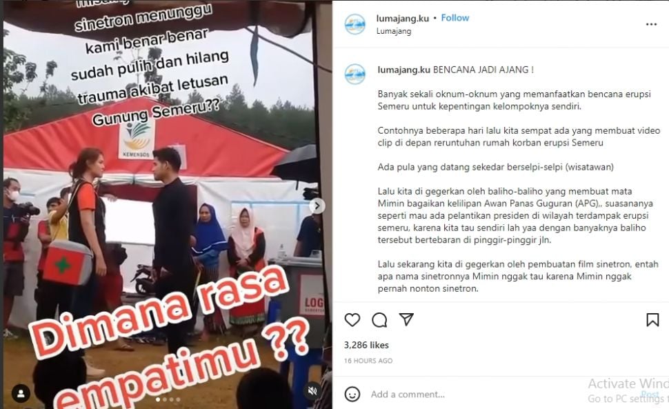 Sinetron Terpaksa Menikahi Tuan Muda {isntagram/@lumajang,ku]