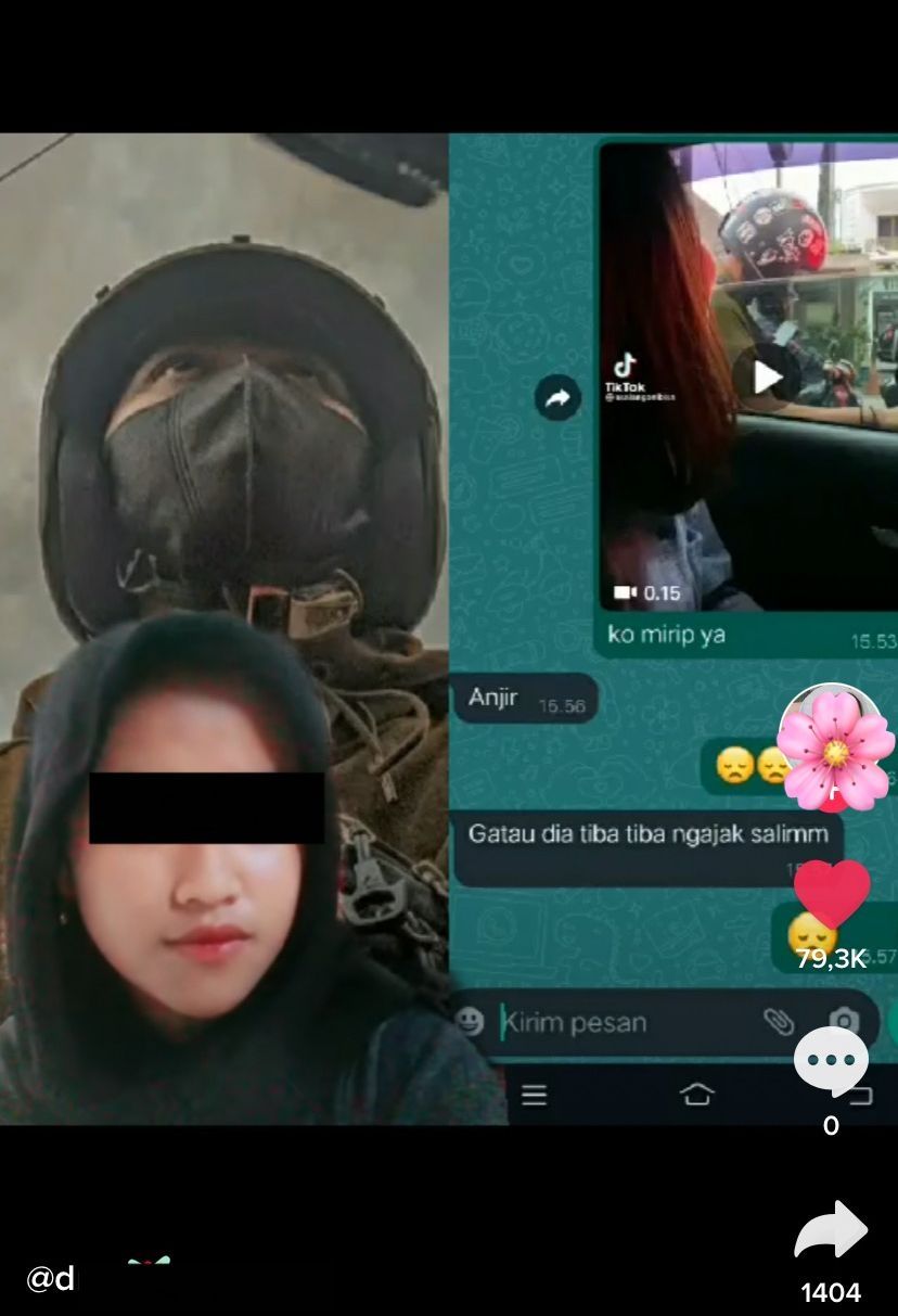 Balasan pacar si lelaki (TikTok/d***)