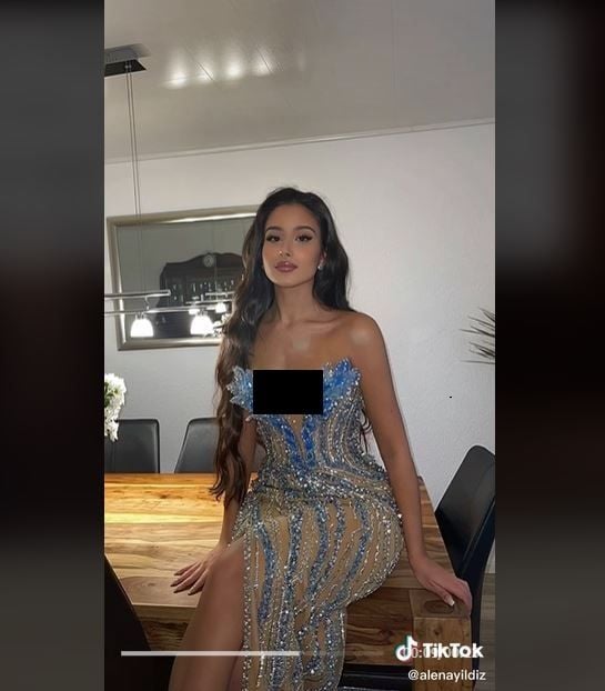 Model Batal Diundang ke Pernikahan karena Terlalu Cantik (tiktok.com/alenayildiz)