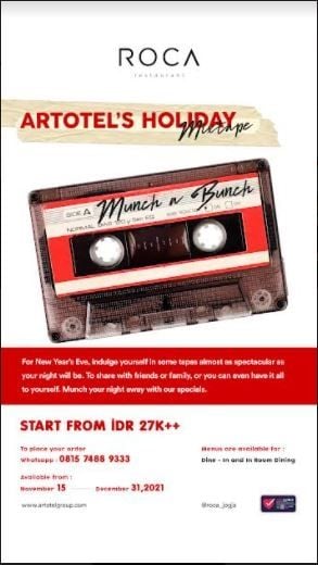 ARTOTEL’S HOLIDAY MIXTAPE (Istimwa/ARTOTEL Yogyakarta)