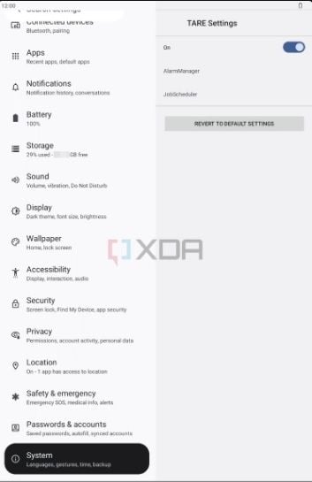 Bocoran fitur Android 13, TARE. [XDA Developers]