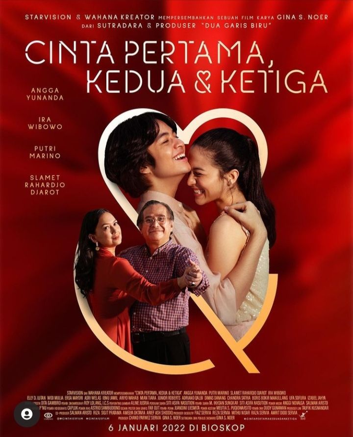 Film Cinta Pertama, Kedua, & Ketiga (Instagram/anggayunandareal16)