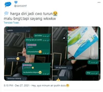 Cuitan curhatan pria menjadi viral di media sosial. (Twitter/convomf)