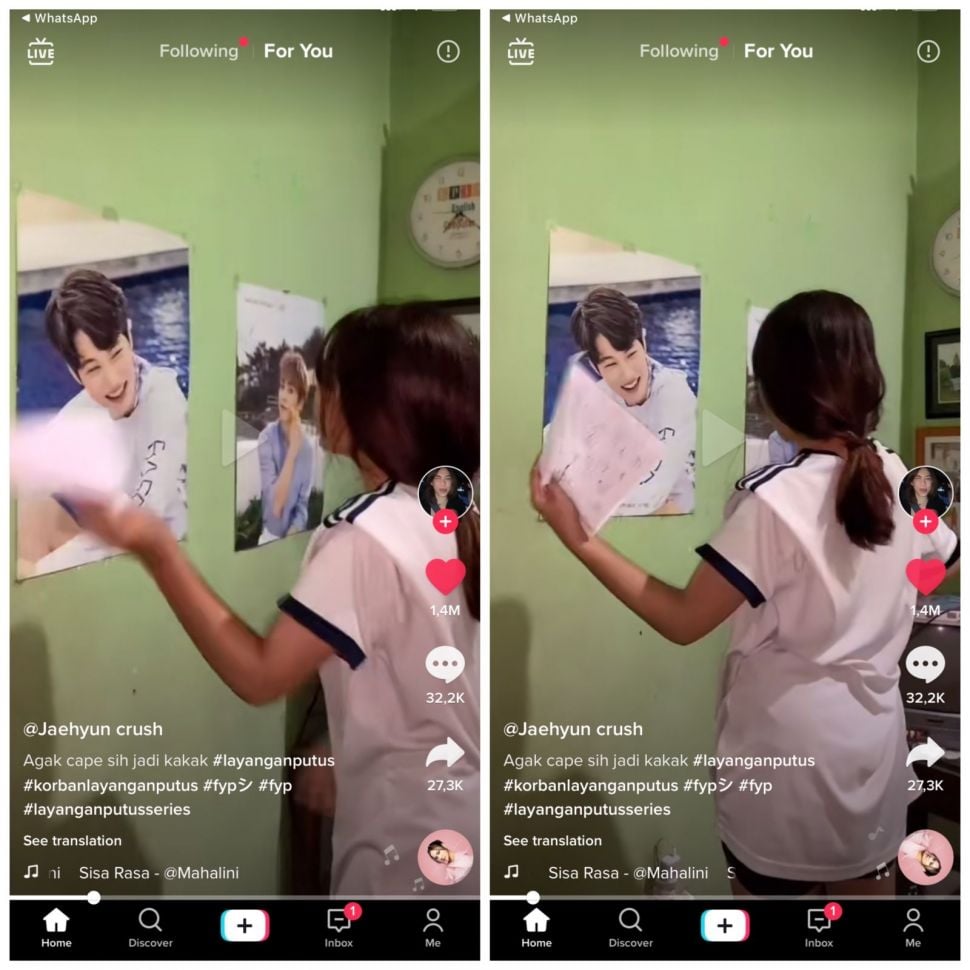 Korban Layangan Putus, cewek sampai emosi (TikTok/urbutterflyeffect)