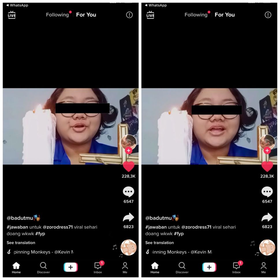 Wanita ucapkan salam, publik dibuat salfok dengan kejanggalan ini (TikTok/aw.gmoyy)