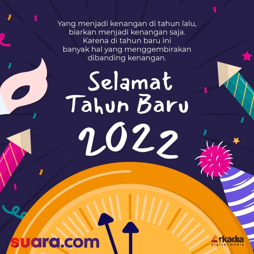 Kumpulan Gambar Ucapan Tahun Baru 2022 Download Gratis Dan Share Di Wa