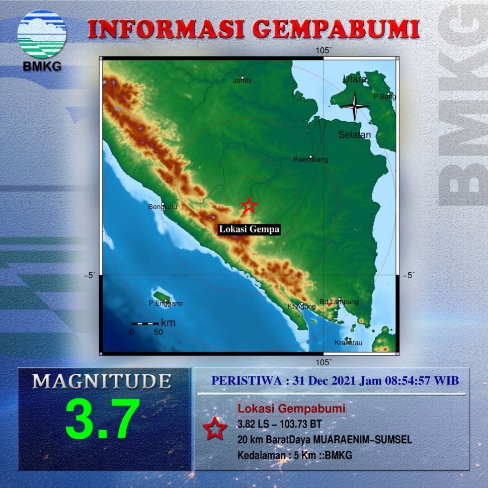 Gempa bumi Muara Enim [BMKG]