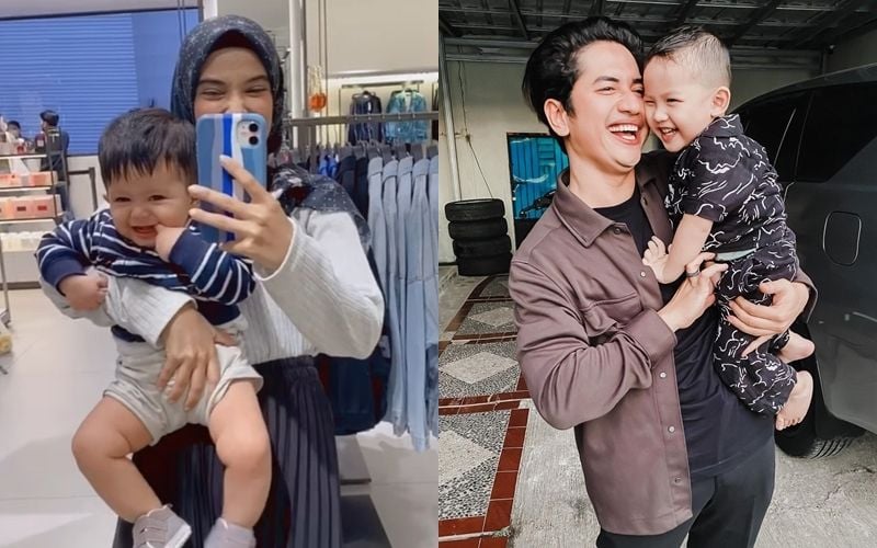 Adu Gaya Nadya Mustika dan Zikri Daulay Momong Anak (Instagram/@nadyamustikarahayu/@zikridaulay1)