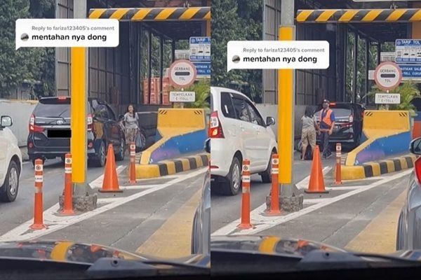 Viral Ibu-ibu Pemulung Masuk Jalan Tol Jadi Bahan Tertawaan. (TikTok)