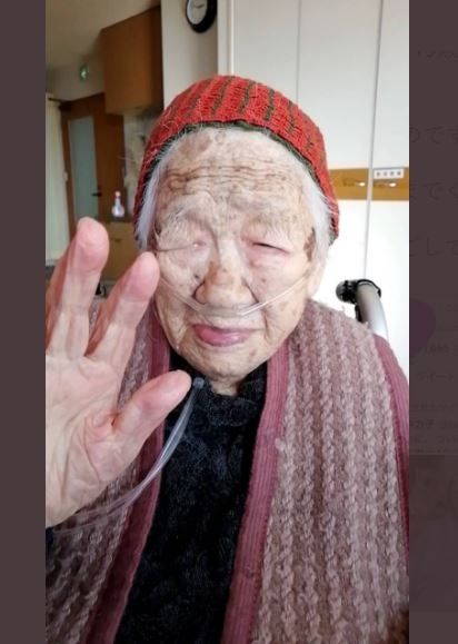 Orang tertua di dunia, Tanaka Kane (twitter.com/tanakakane0102)