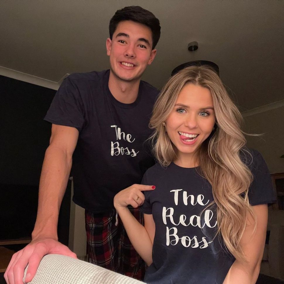 Potret Elkan Baggott dan Katie Marsden (Instagram/@elkanbaggott)