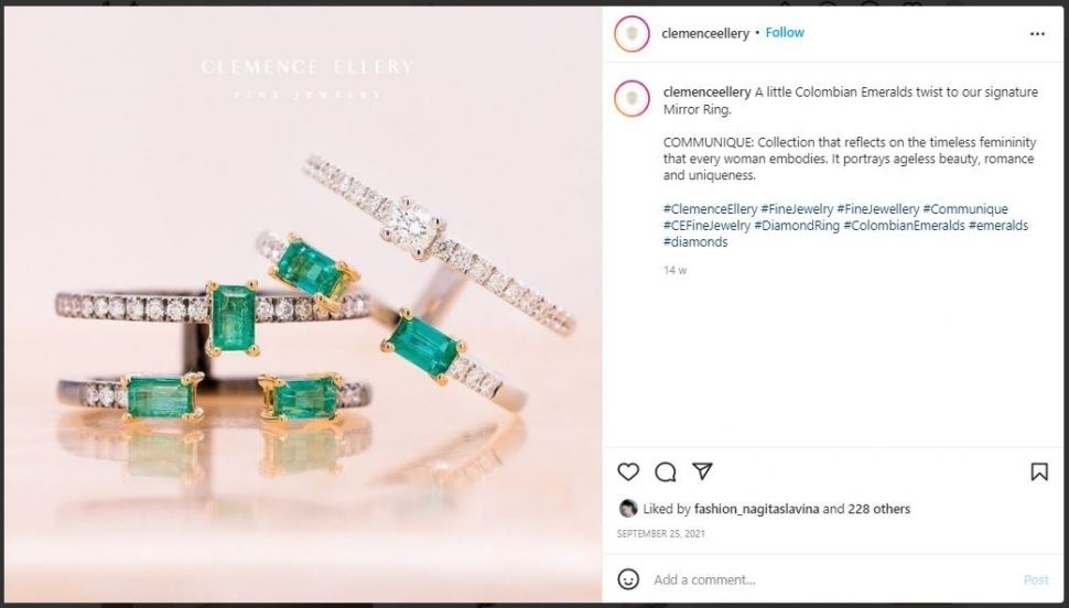 Cincin Rp21 Juta Nagita Slavina (instagram.com/clemenceellery)