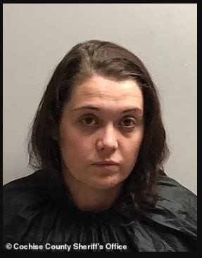 Melissa Green, ibu yang menelantarkan anaknya untuk liburan. (Cochise County Sheriff's Office)