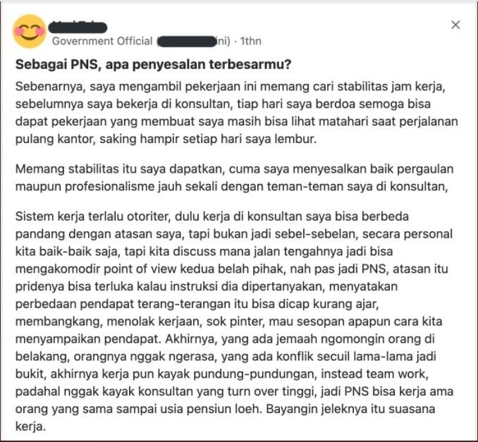 Curhatan PNS (twitter.com/gayoyo)