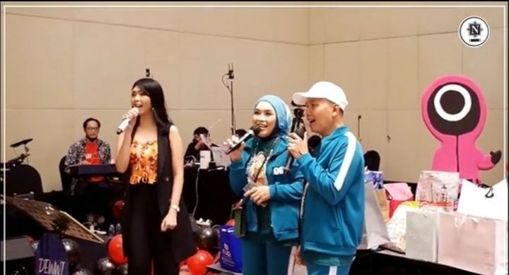 Potret Pesta Ultah Bilqis Anak Ayu Ting Ting. (Instagram/nendiaprimarasaofficial)