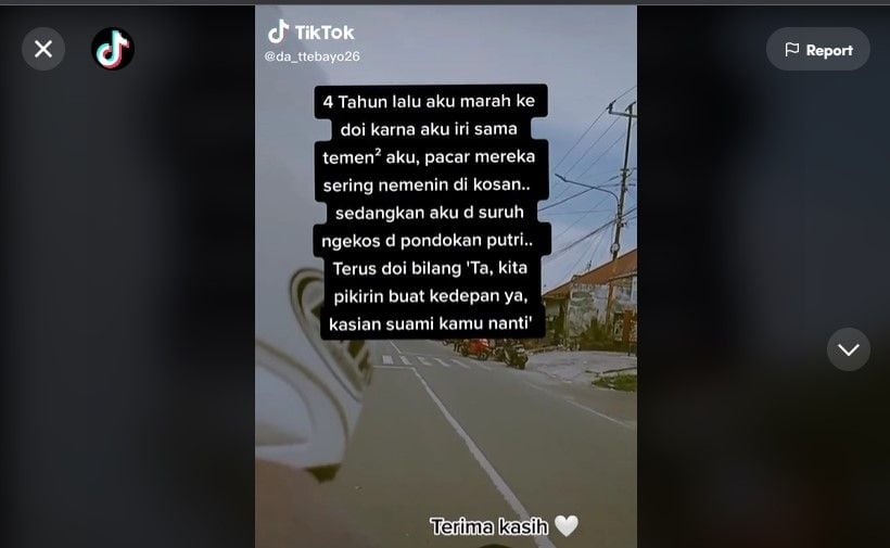 Kisah Gadis Bertemu Lelaki Baik, Tak Mau Diajak ke Kosan, Alasannya Bikin Salut. (Dok: TITok/da_ttebayo26)