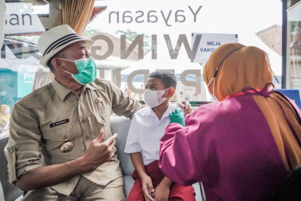 Vaccination Bus untuk Gencarkan Vaksinasi Anak. (Dok. Yayasan Wings Peduli)