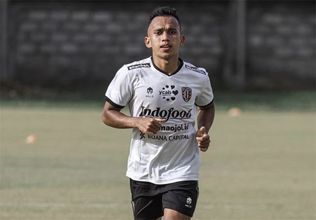 Winger Bali United dan Timnas Indonesia, Irfan Jaya.[Instagram Irfan Jaya]