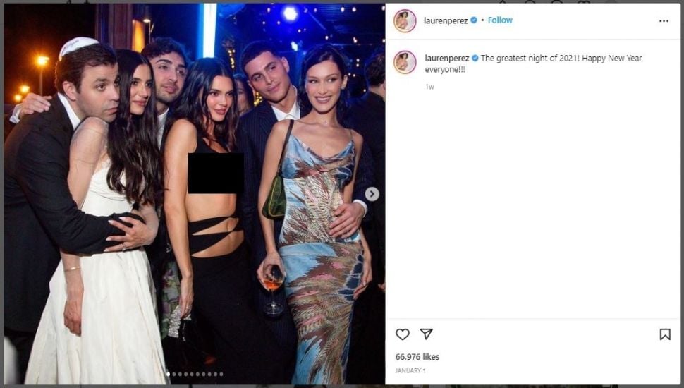 Outfit Kendall Jenner saat Hadir ke Pernikahan Teman Dikritik (instagram.com/laurenperez)