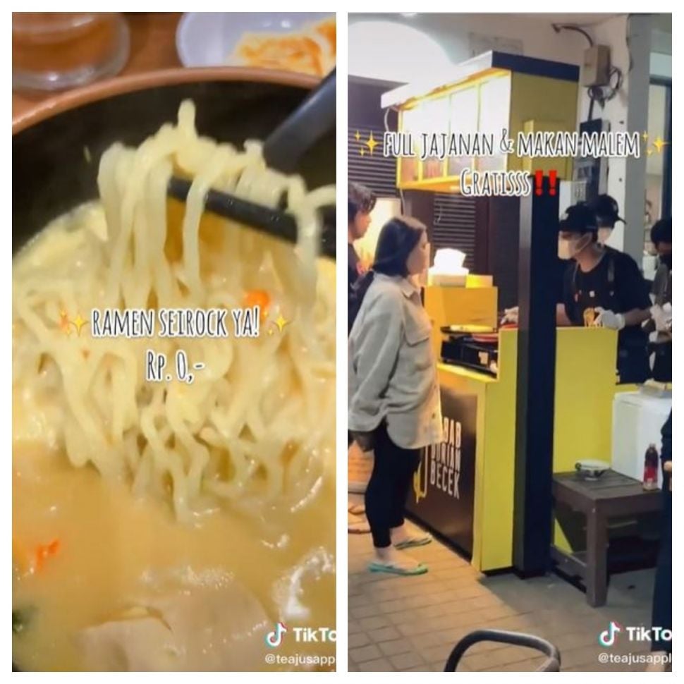 Makan di rans Entertainment (TikTok @teajusapple6)