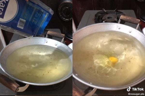 Viral Aksi Cewek Masak Telur Ceplok Bisa Jadi Tutorial Dikutuk Emak. (TikTok)